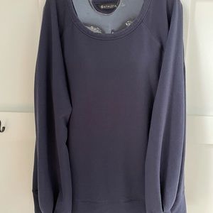 Athleta navy blue sweatshirt size L